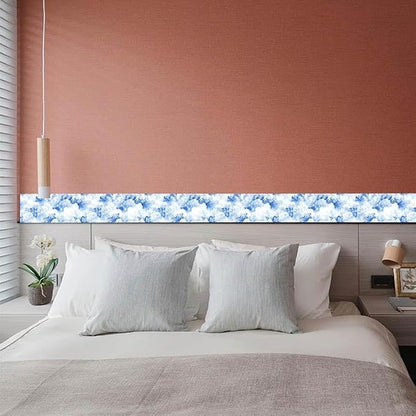 HOMETITUTE Wallpaper Border 4x196 Inch Peel and Stick Wall Border Wallpaper - Image 8