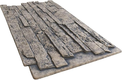 EverStone Acadia Ledge Faux Stone Panel, Linen Graphite Color - Image 6
