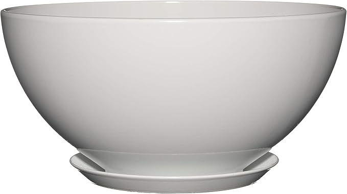 Classic Home and Garden Premiere Collection Planter, Rosie 10", Stark White