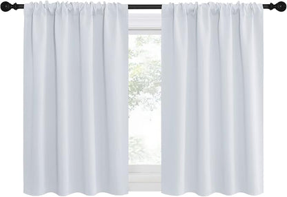 NICETOWN Greyish White Window Curtain Panels - Image 2