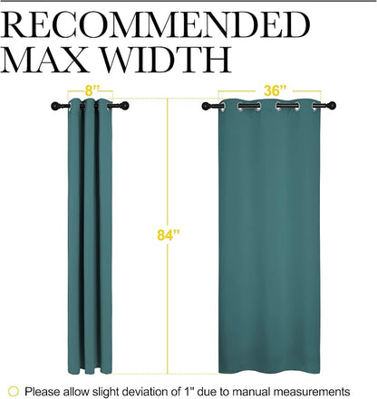 NICETOWN Thermal Insulated Solid Grommet Blackout Curtains/Drape - Image 6