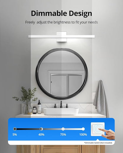 Combuh LED Bathroom Vanity Light Bar Dimmable IP44 Over Mirror Lighting Fixture - Image 2