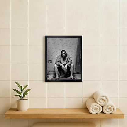 Black and White Wall Art Bathroom Funny Bathroom Pictures Wall Decor-90s - Image 3