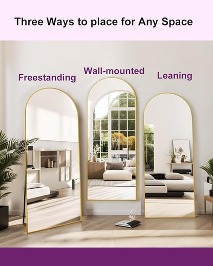 DMWOODFL 58"x18" Arched Full Length Mirror - Image 4