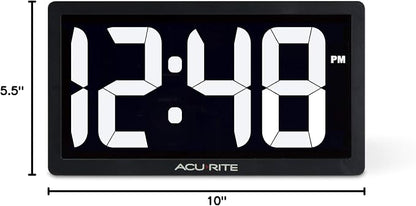 AcuRite 75114M 10-inch LED Digital Clock - Image 7