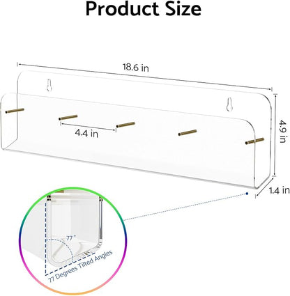 HIIMIEI Brochure Holder Wall Mount, Pamphlet Display Stand - Image 6