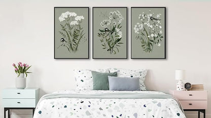 Vibrant Flowers Canvas Wall Art - Image 3