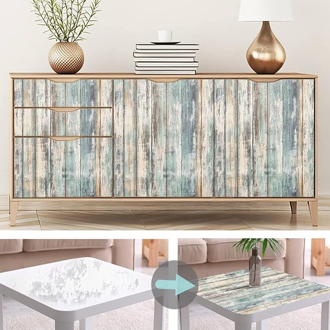Arthome 17"×393" Rustic Wood Contact Paper Peel and Stick Self-Adhesive - Image 4