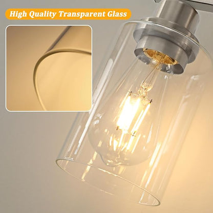 Unicozin 4-Light Bathroom Light Fixtures, Modern Vanity Lights - Image 9