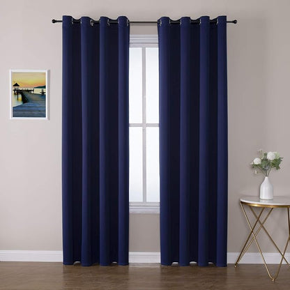 ChrisDowa Blackout Curtains 120 Inches Long 2 Panels Set by ChrisDowa
