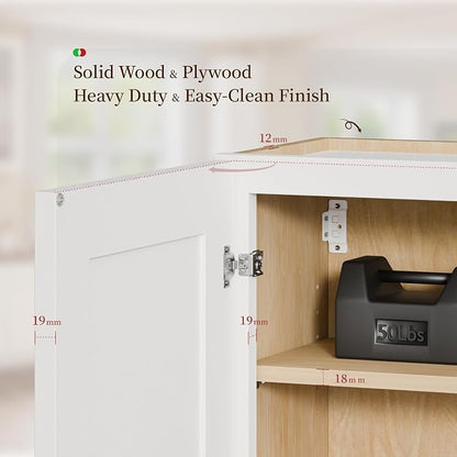 Kisart Laundry Room Cabinets Wall Mounted - Image 7