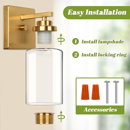 VerRon Wall Sconces, Modern Vanity Lights, Sconces Wall Lighting - Image 8