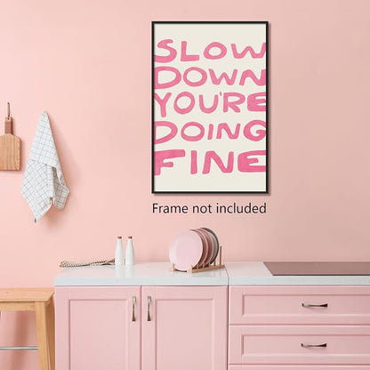Yaasilinage Daily Reminder Positive Canvas Wall Art, Positive Affirmations Wall - Image 7