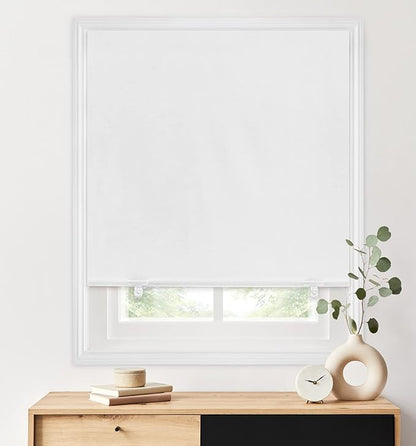 LazBlinds 100% Blackout Roller Shades, No Tools No Drill Cordless Blinds - Image 5