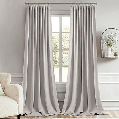 MIULEE Stone Back Tab Blackout Curtains 102 Inch Long 2 Panels Set - Image 8