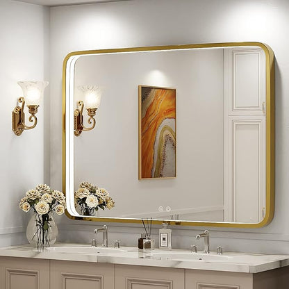 40x30 Inch LED Bathroom Mirror by FTOTI