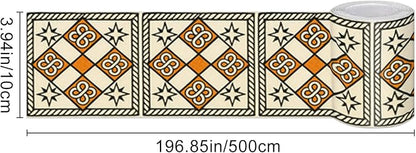 HOMETITUTE Wallpaper Border Peel and Stick Decorative Wall Trim Self Adhesive - Image 3