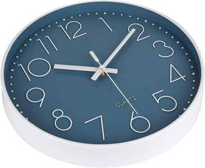jomparis 12 Inch Silent Non-Ticking Battery Operated Quality Quartz Round Wall - Image 9