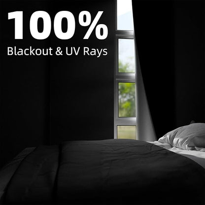 NIGHTON Portable Blackout Curtains 48"×59", Strong Hook and Loop Tape Strips - Image 2