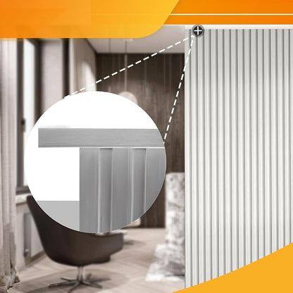 OUZUGIE 8-Pack 57 Inches, WPC Slat Wall Panel Trim, Corner Guard - Image 4