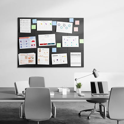 MaxGear Large Felt Bulletin Board 36" x 24", Cork Board Alternative, 6 Pack - Image 8