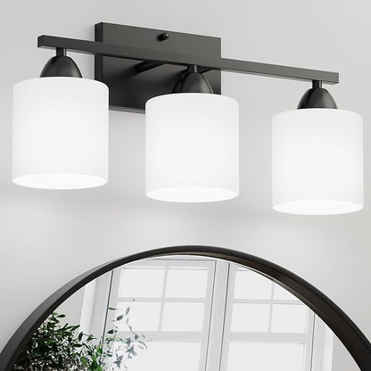 Black Bathroom Lights Over Mirror, Anti-rust Vanity Light Fixture by Dekang