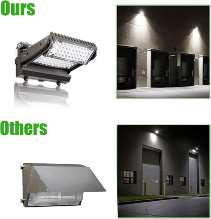 Dusk to Dawn 150W Rotatable LED Wall Pack Light, 5000K 21000LM 800-1000W - Image 8