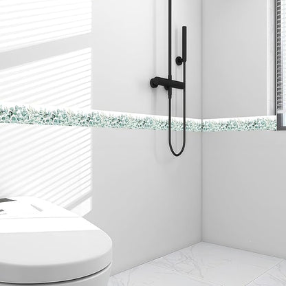 Watercolor Eucalyptus Leaves Wallpaper Border 3.9"X196.8" Peel and Stick Wall - Image 4