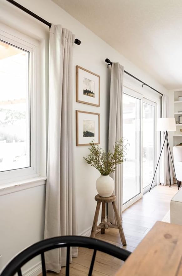 100% Blackout Shield Linen Blackout Curtains - Image 6