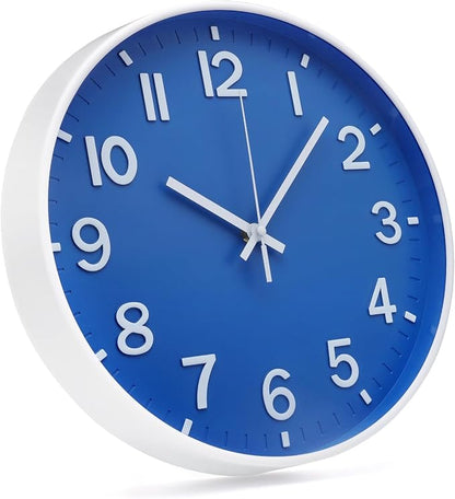 Wall Clock Modern Simple Quartz Decorative Clock Non-Ticking Silent Battery - Image 3