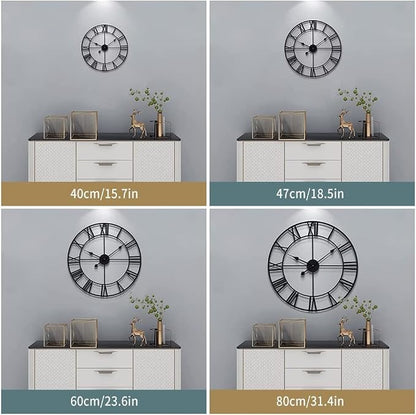 LEIKE 32" Large Modern Wall Clocks, Nearly Silent, Little Ticking, Battery - Image 4