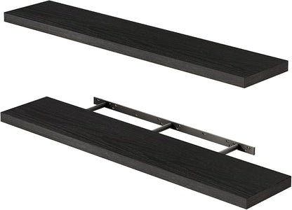 Fixwal Floating Shelves for Wall, Bathroom and Kitchen, Wall Shelves for Storage by Fixwal