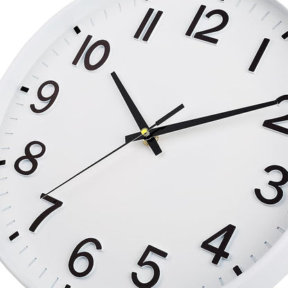 HZDHCLH White Wall Clocks Battery Operated 12 inch Silent Non Ticking Modern - Image 5