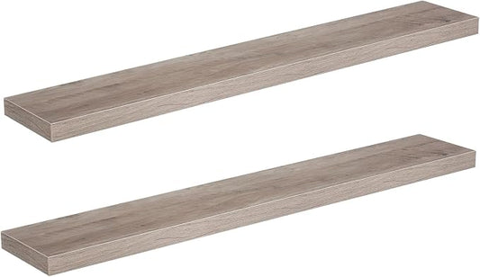 HOOBRO Floating Shelves for Wall, Wall Mounted Shelf Set of 2, 47.2" Hanging by HOOBRO