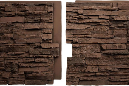 EverStone Canyon Ridge Faux Stone Panel, 45 3/4"W x 24 1/2"H x 1 1/4"D - Image 8