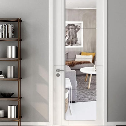 JEOYOO Full Length Wall Mirror Tiles, Frameless Full Body Mirror Tiles - Image 3