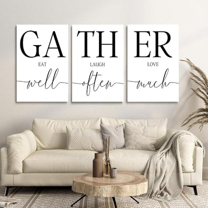 GUBIYU Rustic Farmhouse Wall Art Set of 3 - Image 3