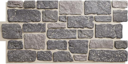 EverStone Cobblestone Faux Stone Panel, Oxford Terrace Color by EkenaMillwork