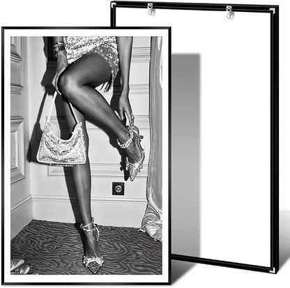 High Fashion Poster Trendy Black and White Wall Art Retro Girl Luxury Feminist - Image 2