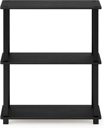 Furinno TURN-S-TUBE Storage Shelves Set of 2, 3-Tier Book Shelf, Corner Shelf - Image 5