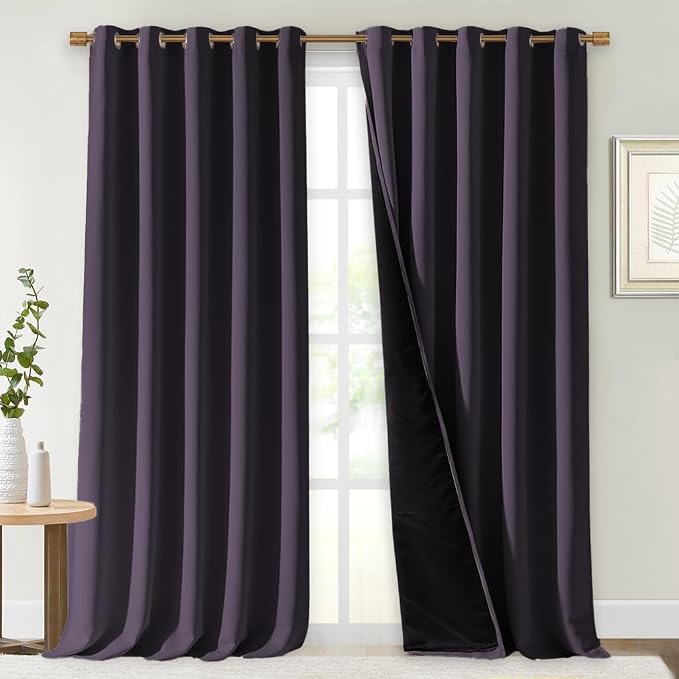 NICETOWN Full Shading Curtains for Windows, 70 inches W x 95 inches L, Super by NICETOWN