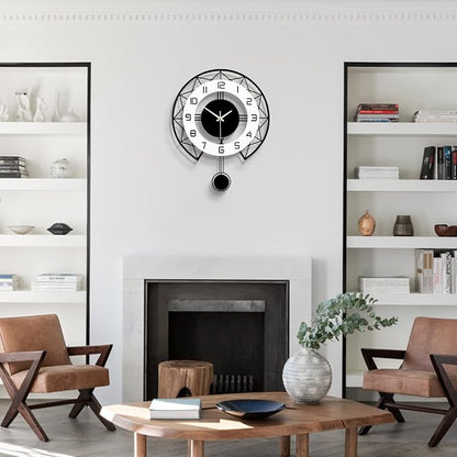 Large Wall Clock for Living Room Decor Modern Silent Pendulum Wall Clock for - Image 2