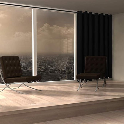 BONZER Room Divider Curtain Grommet Thermal Insulated Wide Blackout Curtains - Image 6