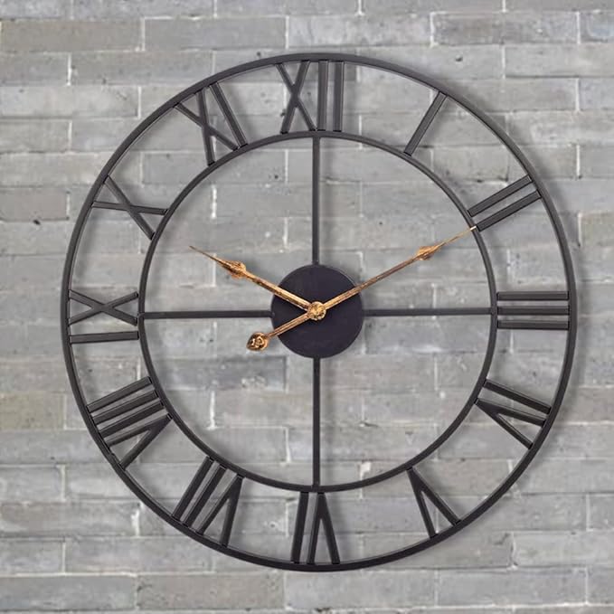 Large Industrial Wall Clock by Letmaliy
