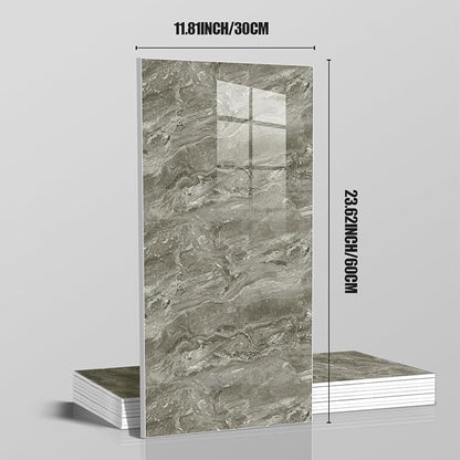 10pcs Marble Peel and Stick Waterproof Wall Panels, Heat-Resistant Backsplash - Image 4