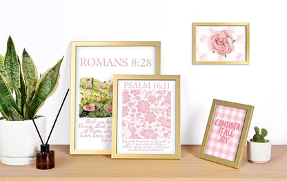 16 PCS Framed Christian Coquette Wall Art Decor, Gallery Wall Frame Set - Image 5