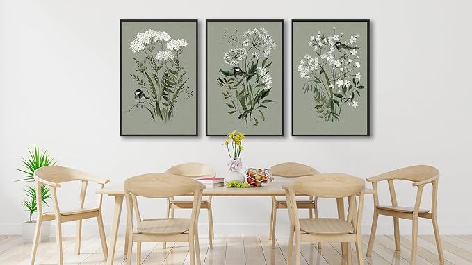 Vibrant Flowers Canvas Wall Art - Image 4