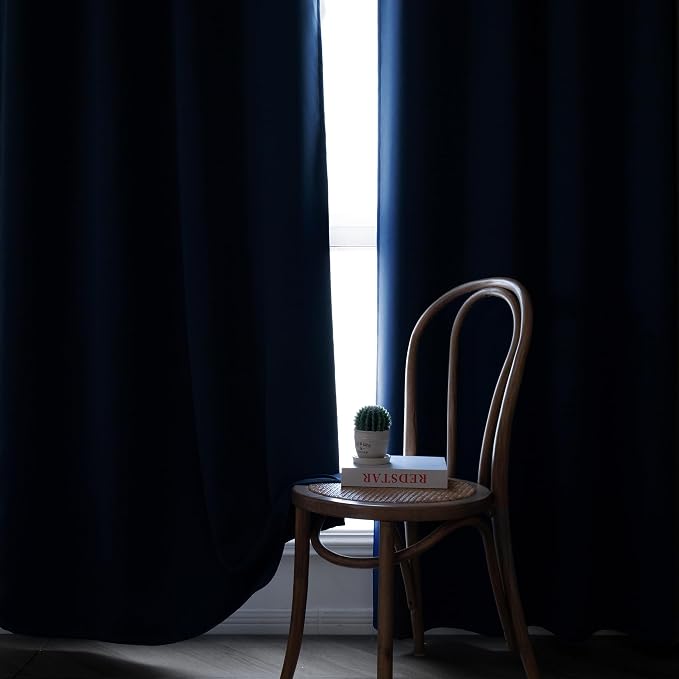 IGEMAEVE Blackout Curtains 108 Inch Length 2 Panels Set, Rod Pocket Energy - Image 7