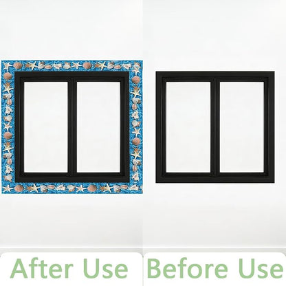 Beach Wallpaper Border Wall Border Trim Peel and Stick 19.7 x 4 Inch Ocean - Image 5