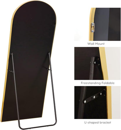 Floor Mirror, Oversized Full Length Arched Mirror, Large Standing or Wall - Image 5